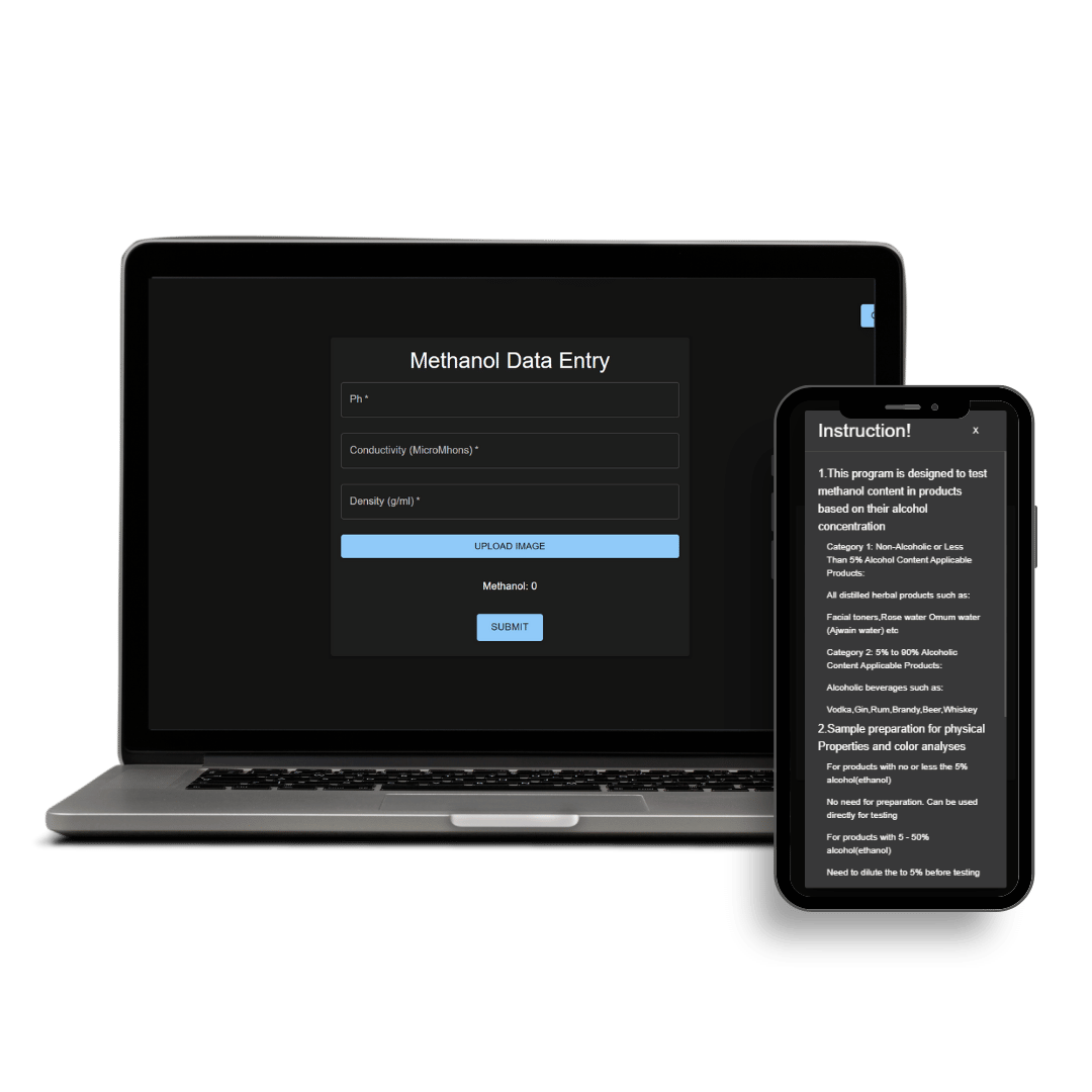 Chemical Analysis Computer Vision Tool